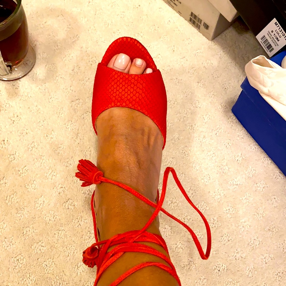 Block heel sandles